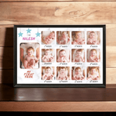 Customized 12 months Baby Photo Frame - BBD GIFTS